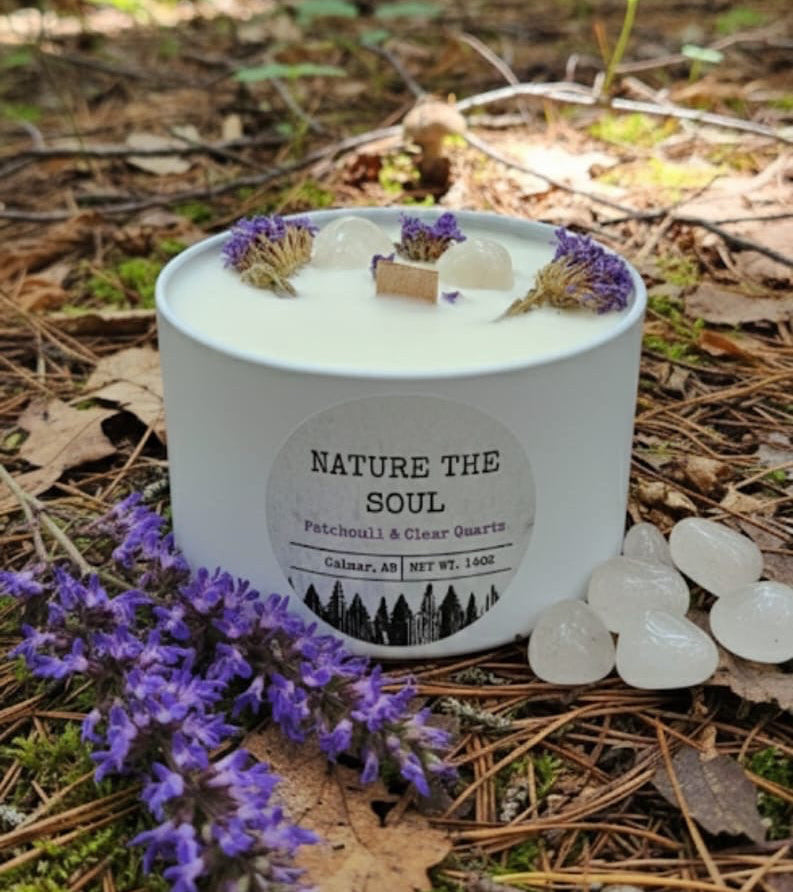 Patchouli & Clear Quartz 14 oz